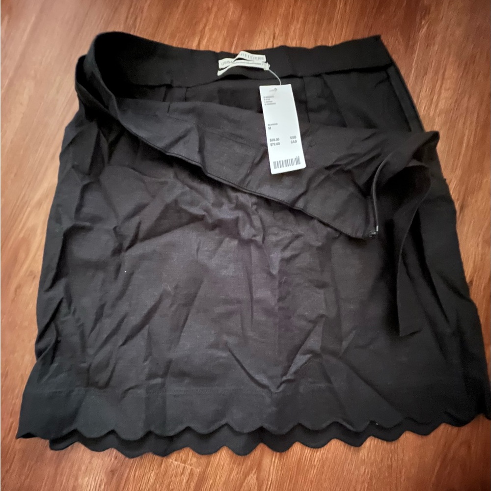 Urban Outfitters Black Medium Skirt with belt